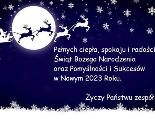 Wesołych Świąt i szczęśliwego Nowego Roku :)